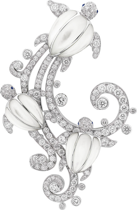 Van Cleef & Arpels Seven Seas 系列高級珠寶。